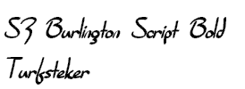 SF Burlington Script Bold